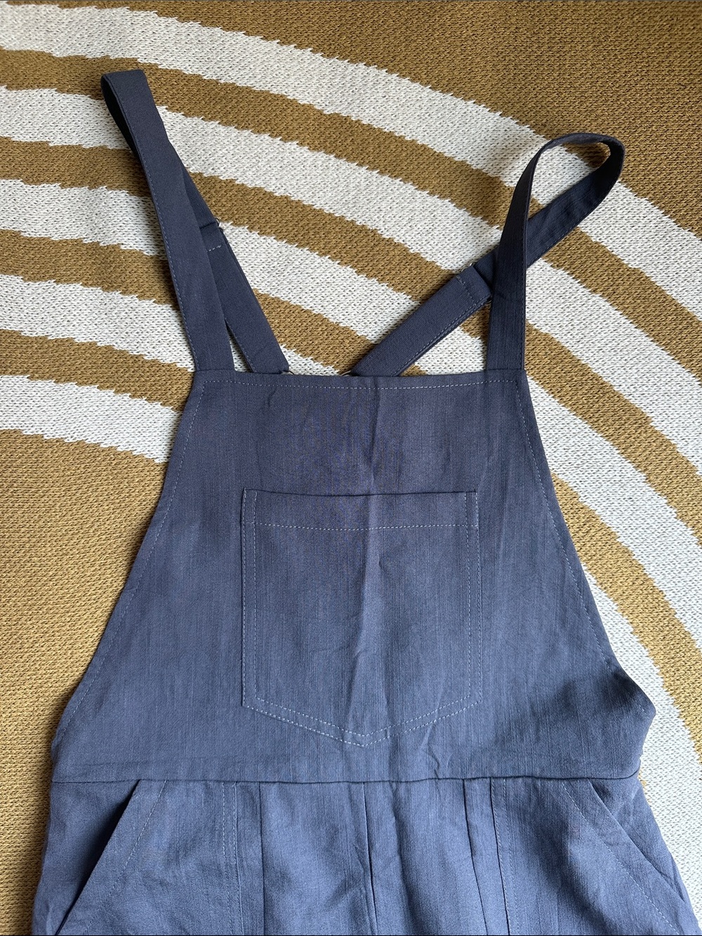 Gray Overalls One-Piece